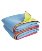 Koce piknikowe - Wodoodporna Mata Piknikowa/Plażowa Blue Green, 200X200, Z Funkcją Outdoorowej Kołdry - miniaturka - grafika 1