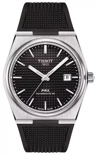 Zegarek Zegarek Tissot T137.407.17.051.00 PRX POWERMATIC 80 - Zegarki męskie - miniaturka - grafika 1