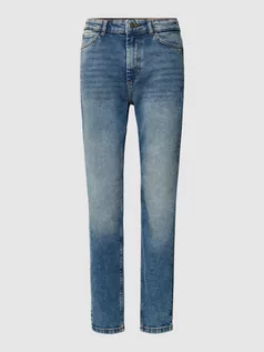 Spodnie damskie - Jeansy o kroju straight leg z 5 kieszeniami model ‘MONI’ - grafika 1