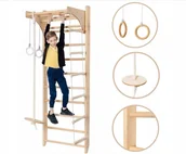 Wyposażenie sportowe i gimnastyczne - Drabinka sportowa domowa Pelltech gimnastyczna do ćwiczeń - miniaturka - grafika 1