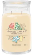 Świece - Yankee Candle Signature Christmas Cookie Świeca Duża 567g - miniaturka - grafika 1