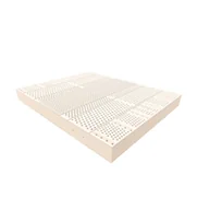 Materace - JANPOL FIDES – materac lateksowy, piankowy, Rozmiar - 140x190, Kolor - Beige, Pokrowiec - Adaptive , 603-671-572 - miniaturka - grafika 1