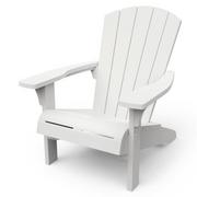 Fotele i krzesła ogrodowe - KETER Krzesło typu Adirondack Troy, białe Benelux - miniaturka - grafika 1