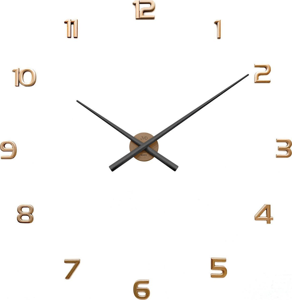 JVD Zegar ścienny JVD HT465.3 naklejany na ścianę, szybę...różowe złoto mat