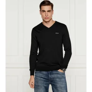 GUESS Sweter DAREN Regular Fit z dodatkiem wełny - Swetry męskie - miniaturka - grafika 1