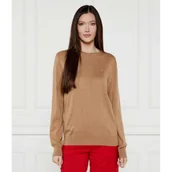 Swetry damskie - POLO RALPH LAUREN Wełniany sweter | Loose fit - miniaturka - grafika 1