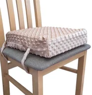 Krzesełka do karmienia - CZAS BOBASA PODWYŻSZENIE NA KRZESŁO DLA DZIECI SIEDZISKO MINKY CAPPUCCINO - miniaturka - grafika 1