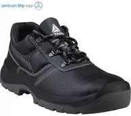 Obuwie robocze - DELTAPLUS JET3 S3 SRC PÓŁBUTY ZE SKÓRZANEGO KRUPONU BARWIONEGO, PODESZWA Z DWUWARSTWOWEGO PU (CZARNY, 40) - miniaturka - grafika 1