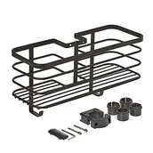 Półki łazienkowe - Czarna półka łazienkowa Origin - Metaltex - miniaturka - grafika 1