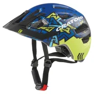 Kaski rowerowe - Kask rowerowy CRATONI Maxster Pro (Kid) rozmiar S/M (51-56cm), dziki/niebieski matowy - miniaturka - grafika 1