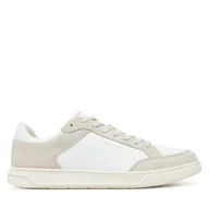 Sneakersy męskie - Sneakersy Calvin Klein Low Top Lace Up Repreve Mix HM0HM01802 Biały - miniaturka - grafika 1