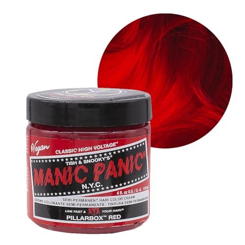 Manic Panic Classic Cream Półtrwała Farba do Włosów, Pillarbox Red, 118 ml