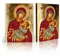 Ikony i obrazy sakralne - Ikona religijna Matka Boża Karmiąca - miniaturka - grafika 1