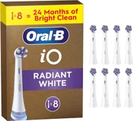 Końcówki do szczoteczek elektrycznych - Końcówki szczoteczek do wybielania zębów Oral-B iO Radiant White 8 sztuk - miniaturka - grafika 1