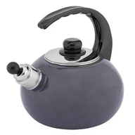 Czajniki na gaz - Czajnik emaliowany 2,5 l nakrapiany szary - miniaturka - grafika 1
