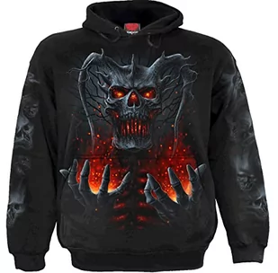 Spiral Direct Męska bluza z kapturem, czarna, L, Czarny, L - Bluzy męskie - miniaturka - grafika 1