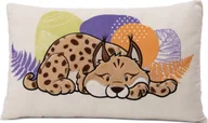 Maskotki i pluszaki - NICI NICI 49811 Poduszka przytulanka ryś Lyka 43x25cm GREEN - miniaturka - grafika 1