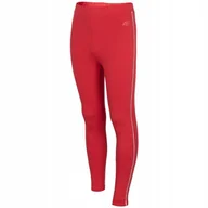 Legginsy - Legginsy dla dziewczynki 4F czerwone HJZ22 JLEG004 62S 158cm - miniaturka - grafika 1
