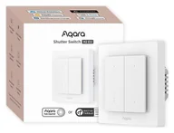 Systemy inteligentnych domów - Aqara Shutter Switch H2 EU Przełącznik do rolet Thread, Bluetooth, Zigbee DS-K02D - miniaturka - grafika 1
