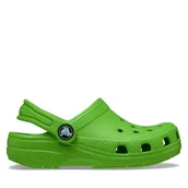 Buty dla dziewczynek - Klapki Crocs Classic Clog T 206990 Zielony - miniaturka - grafika 1