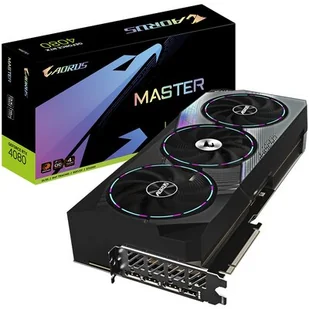 Gigabyte GeForce RTX 4080 AORUS MASTER 16GB GDDRX6 - Karty graficzne - miniaturka - grafika 1