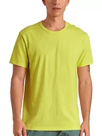 Koszulki męskie - CALIDA RMX Sleep Weekend T-Shirt męski, Lemonade Green, 46-48 - miniaturka - grafika 1