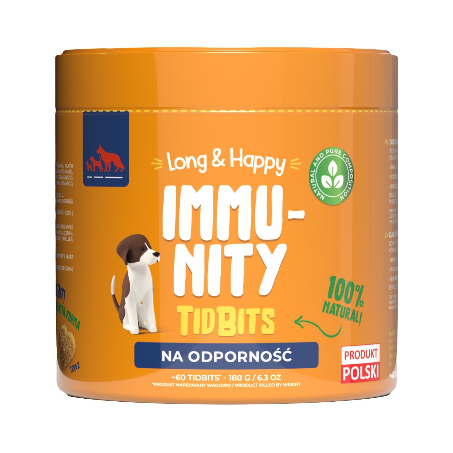 Long &Happy Immunity Preparat Na Wzmocnienie Odporności Dla Psa