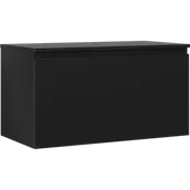 Szafki łazienkowe - Mexen Orio szafka łazienkowa podumywalkowa 90 cm z blatem, 1 szuflada, czarna mat - 91A10-09047-1-BFC71 - miniaturka - grafika 1