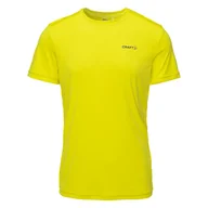 Koszulki męskie - Męska Koszulka z krótkim rękawem CRAFT CORE ESSENCE SS TEE M 1912451-503000 – Żółty - miniaturka - grafika 1
