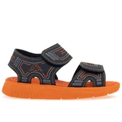 Buty dla dziewczynek - Sandały Kappa Kaleo K 260887K-6744 - granatowe - miniaturka - grafika 1