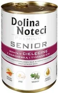 Mokra karma dla psów - Dolina Noteci PREMIUM Starsze bogata w cielecinę, marchew i tymianek 400g - miniaturka - grafika 1