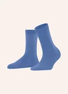 Skarpetki damskie - Falke Skarpety Cosy Wool Z Dodatkiem Wełny Merino blau - miniaturka - grafika 1