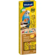 Przysmaki dla ptaków - Vitakraft Kräcker dla papużek falistych 4 x 2 szt. Jajeczny z nasionami traw - miniaturka - grafika 1