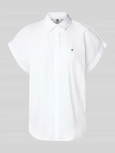 Bluzka o kroju relaxed fit z popeliny - Bluzki damskie - miniaturka - grafika 1