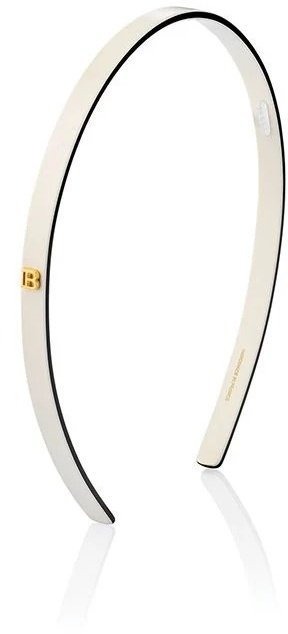 Balmain Balmain, Balmain, Hair Band, White/Black For Women