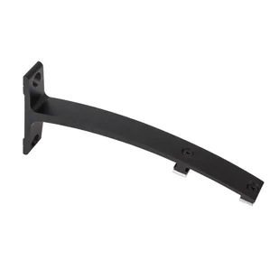 Wspornik podwójny do profilu aluminiowego 18 cm czarny - Akcesoria do wystroju okien - miniaturka - grafika 1