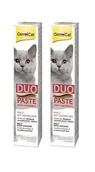 Suplementy i witaminy dla psów - GIMBORN Gim Cat Pasta Anti-Hairball Duo malt z kurczakiem 2x50g - miniaturka - grafika 1
