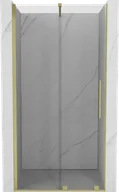 Ścianki i drzwi prysznicowe - Mexen Velar drzwi prysznicowe rozsuwane 120 cm, transparent, złote szczotkowane - 871-120-000-01-55 - miniaturka - grafika 1