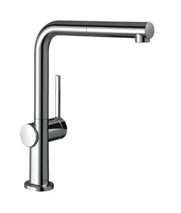Hansgrohe M54 - Bateria zlewozmywakowa Talis z wyciąganą wylewką, EcoSmart, chrom 72845000 - Baterie kuchenne - miniaturka - grafika 1