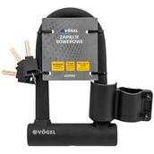 Zabezpieczenia do roweru - Zapięcie rowerowe VÖGEL VZP301 U-lock Czarny - miniaturka - grafika 1