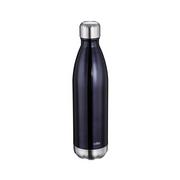 Butelki termiczne - Cilio Butelka termiczna CLIO, czarna, 750 ml - miniaturka - grafika 1