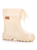 Kalosze damskie - Dziecięce kalosze kremowe Lemigo r.22 - miniaturka - grafika 1