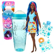 Lalki dla dziewczynek - Barbie Pop Reveal Owocowy Sok Wiśniowy Lalka + Niespodzianki Slime - miniaturka - grafika 1