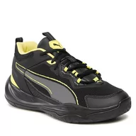 Półbuty męskie - Buty Puma Playmaker 2023 392330 07 Puma Black/Cool Dark Gray/Lemon Meringue - miniaturka - grafika 1