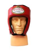 Kaski bokserskie i maski - Masters FIGHT EQUIPMENT Kask turniejowy, KTOP-1 czerwony, rozmiar S - miniaturka - grafika 1