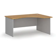 Biurka - Biurko narożne PRIMO GRAY, 1600 x 1200 mm, prawe, szary/buk - miniaturka - grafika 1