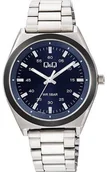 Zegarki męskie - Zegarek męski QQ Q80B-002P srebrny - miniaturka - grafika 1