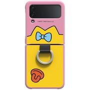 Etui i futerały do telefonów - Etui SAMSUNG Ring Case do Galaxy Flip4 The Simpsons Różowy GP-XVF721HOOPW - miniaturka - grafika 1