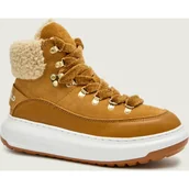 Śniegowce damskie - Karl Lagerfeld Trapery KAPRI LUG shearling zamsz - miniaturka - grafika 1