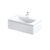 Szafki łazienkowe - Szafka łazienkowa pod umywalkę Oristo Brylant 80 cm biały mat OR36-SD1S-80-2R - miniaturka - grafika 1